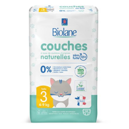 Couches biolane taille 2