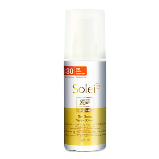 BOOTS Soleil SP Spray solaire SPF30 150ml