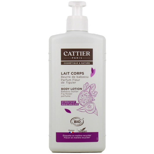 Cattier Lait Corps Hydratant Bio