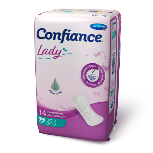 Confiance Lady taille 2 - 14 protections anatomiques