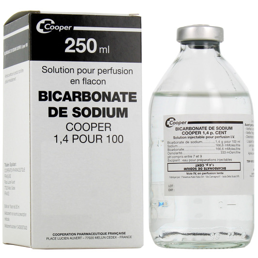Bicarbonate de Sodium Cooper 1,4 % Solution pour Perfusion