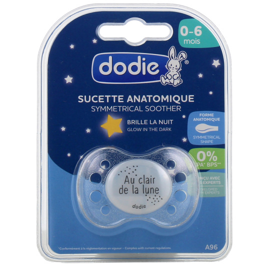 Dodie Sucette Sil Nuit 0-6 M Duo