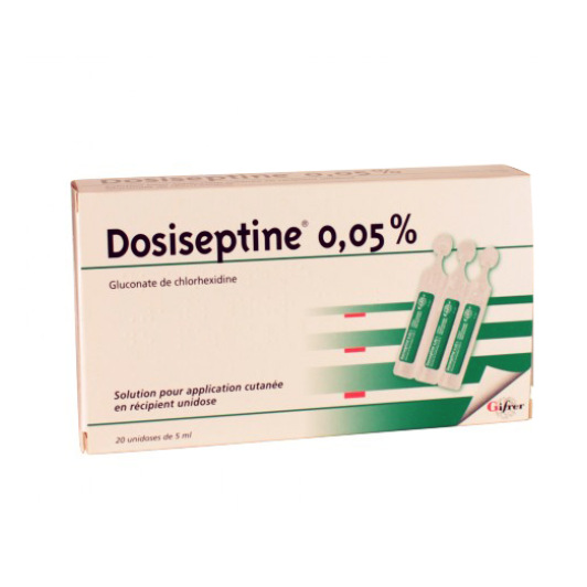 Dosiseptine 0,05% Solution Antiseptique en unidoses