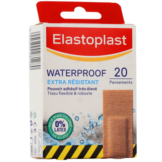 Elastoplast Pansement Extra Résistant Waterproof
