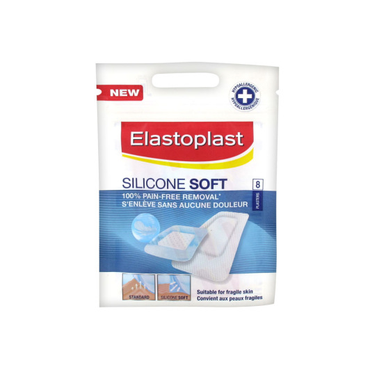 Elastoplast silicone soft - Boîte de 8 pansements