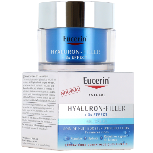 Eucerin Hyaluron-Filler 3X Effect Gel-Crème Nuit