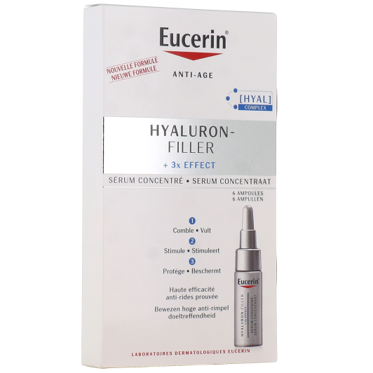 Eucerin Hyaluron-Filler 3X Effect Sérum Concentré 6 ampoules