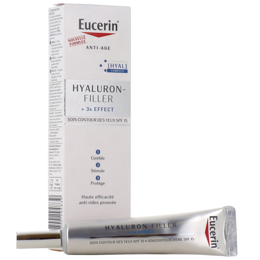 Eucerin Hyaluron-Filler 3X Effect Soin Contour des yeux SPF15