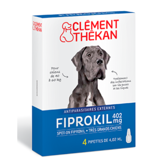 FIPROKIL Traitement puces tiques et chiens moyens 10/20 kg CLÉMENT THEKAN
