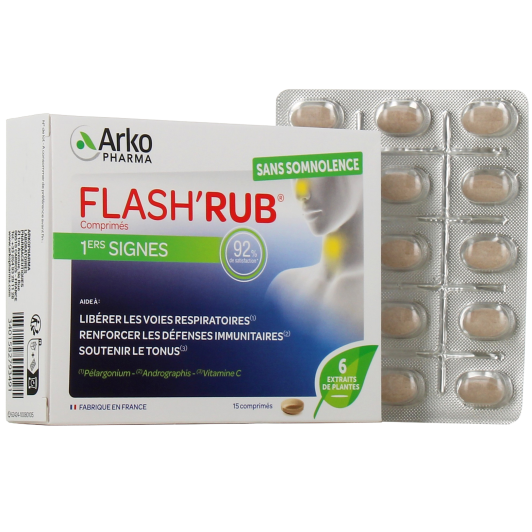 Flash'Rub 15 Comprimés Arkopharma