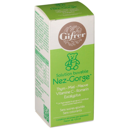 Gifrer Solution Buvable Nez-Gorge - 125 ml