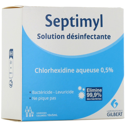 Gilbert Septimyl Solution Désinfectante 10x5ml