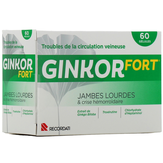 Ginkor Fort - Présentation : 60 gélules