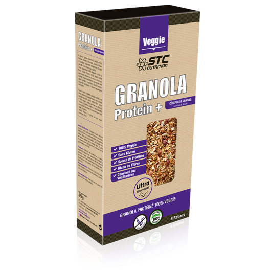 STC Nutrition Granola Protein+ 100% Veggie 425g