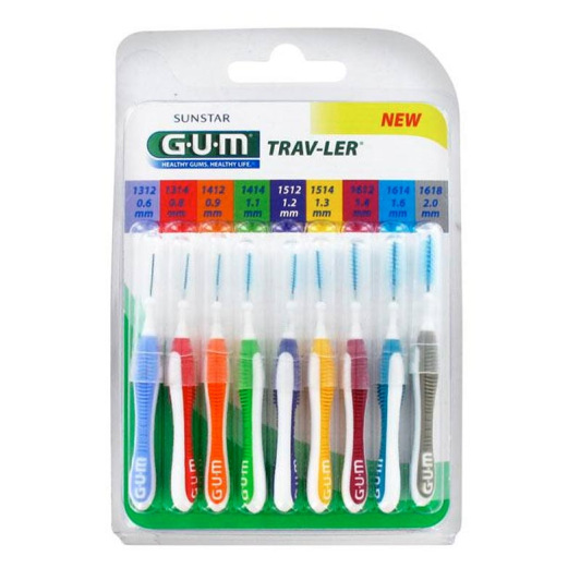 Trav-Ler Multipack 9 brossettes interdentaires Gum