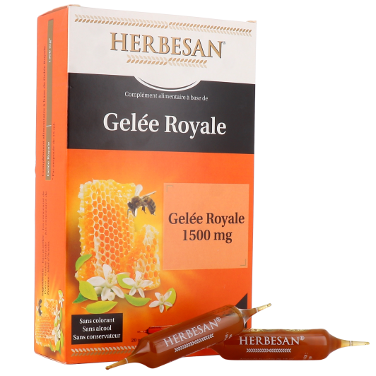 Herbesan Gelée Royale 1500 mg 20 ampoules