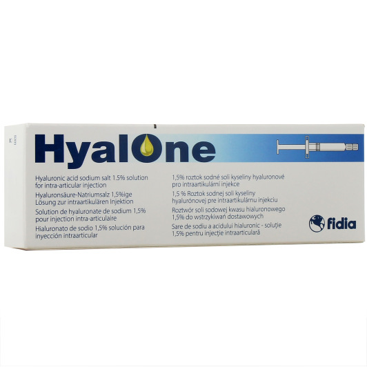Hyalone Solution de Hyaluronate de Sodium 1,5% seringue