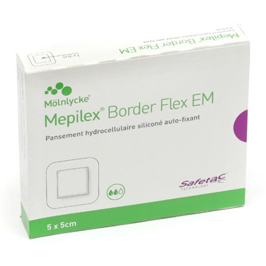 Mepilex Border Flex EM Pansement hydrocellulaire