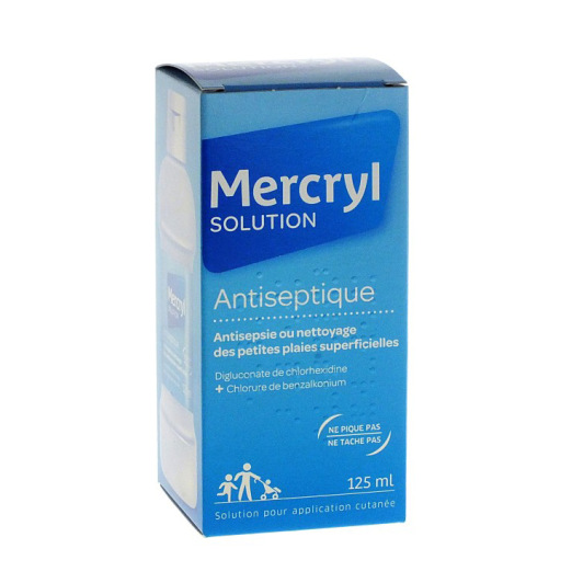 Mercryl Antiseptique solution 125 ml