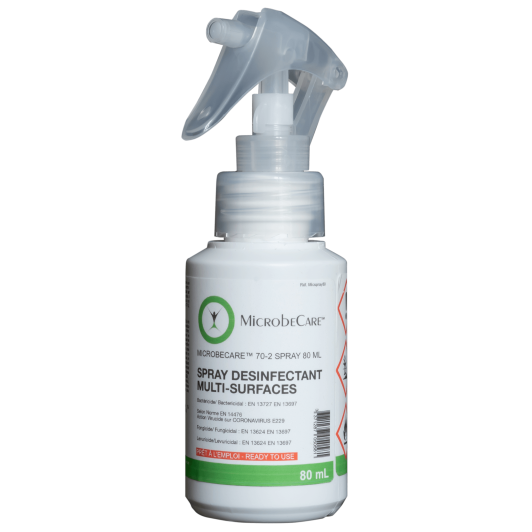 Microbecare Spray désinfectant multi-surfaces