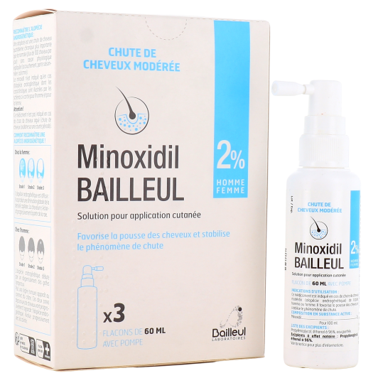 Minoxidil 2% 3x60 ml