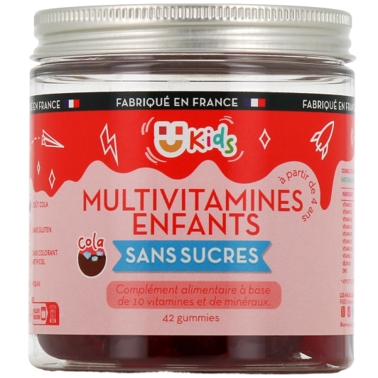 Mium Lab Multivitamines Enfants Gummies sans sucres