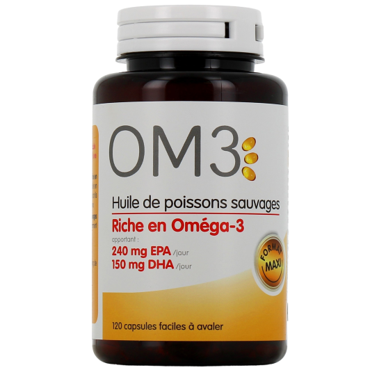OM3 Huile de Poissons Sauvages Oméga 3 capsules