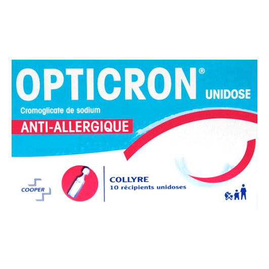 Opticron Collyre 10 récipients unidoses