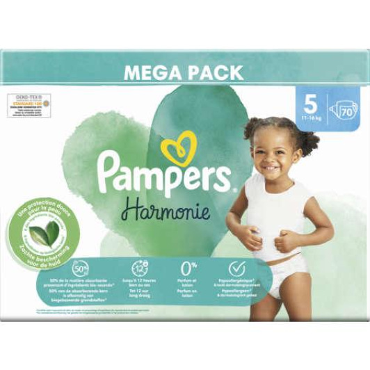 Pampers Couches culottes Harmonie Pants taille 5 12-17 kg pack
