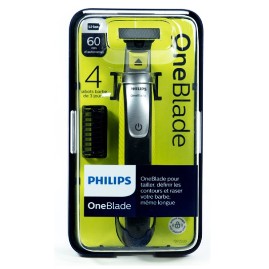 Philips OneBlade Tondeuse à Barbe + Sabots
