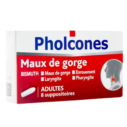 Pholcones Bismuth Maux de Gorge