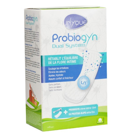 UNYQUE Probiogyn Dual System Crème intime 15ml + 24 protège-slips