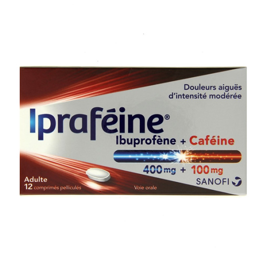 Iprafeine 400mg + 100mg caféine