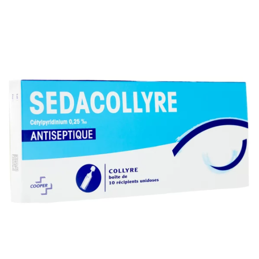 Sedacollyre Collyre Antiseptique