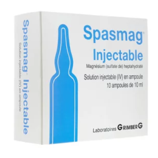 Spasmag injectable 10 ampoules de 10ml