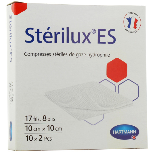 Sterilux ES Compresses Stériles 10 x 10 cm