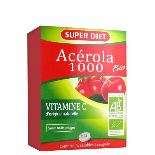 Super Diet Acérola 1000 Bio 24 comprimés