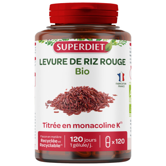 Super Diet Levure de Riz Rouge Bio - pour le Cholestérol