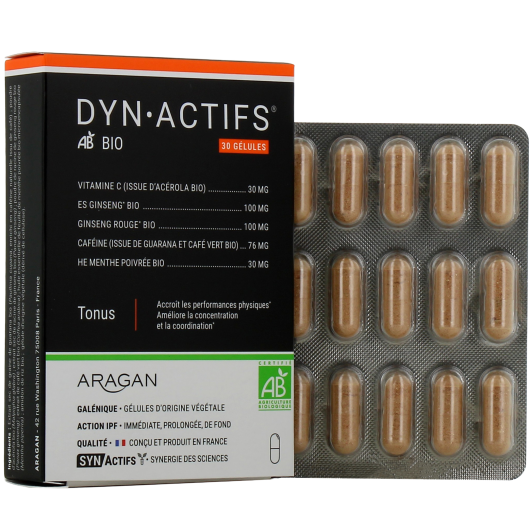 Synactifs Dyngreen Tonus 30 gélules Bio