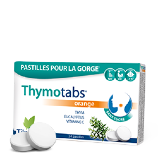 Tilman - Thymotabs orange  - 24 pastilles