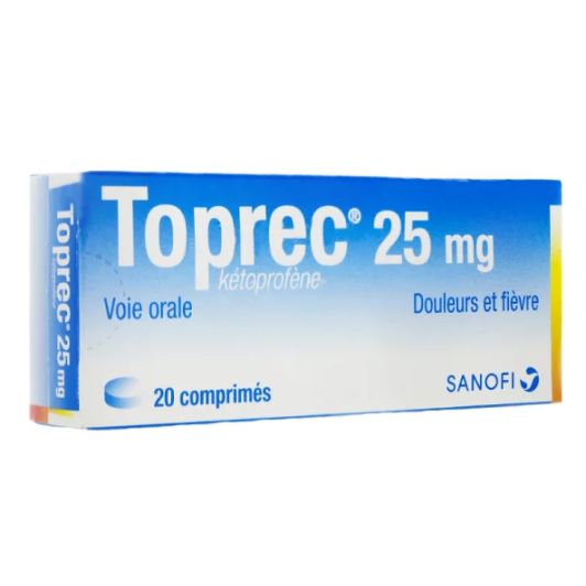 Toprec 25 mg 20 comprimés
