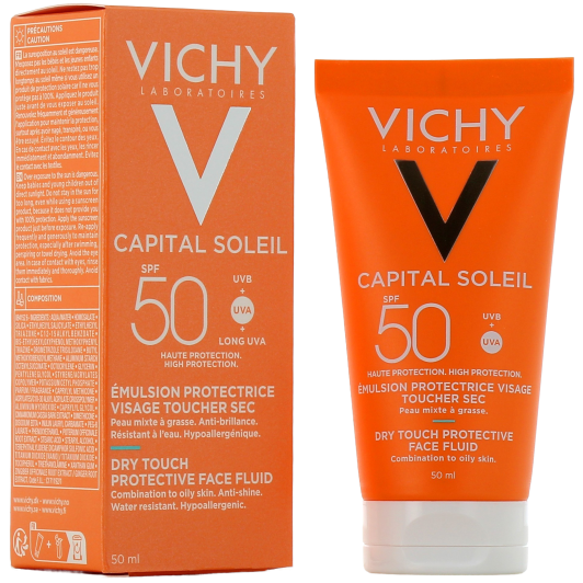 Vichy Capital Soleil Emulsion Toucher Sec Anti-Brillance SPF50