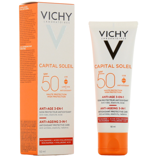 Vichy Capital Soleil Soin Antioxydant Anti-Âge SPF50