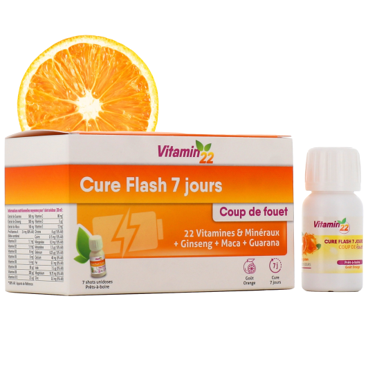 Vitamin'22 Cure Flash 7 Jours 7 Flacons Unidoses