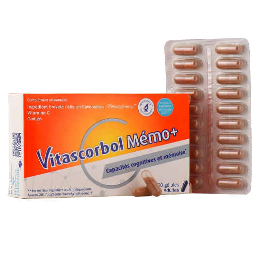 Vitascorbol Mémo+ 60 gélules