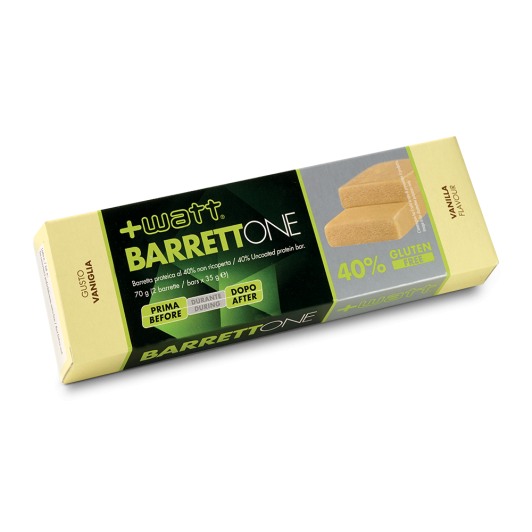 +Watt Barre protéinée Barrett'one Vanille  2 x 35 g