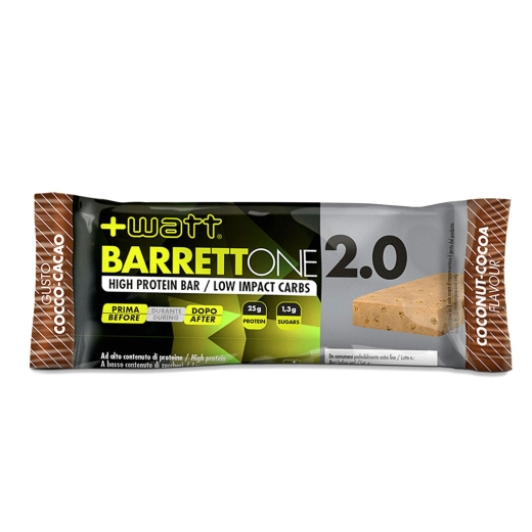 +Watt BarrettOne 2.0 Barre Protéinée Coco - Cacao