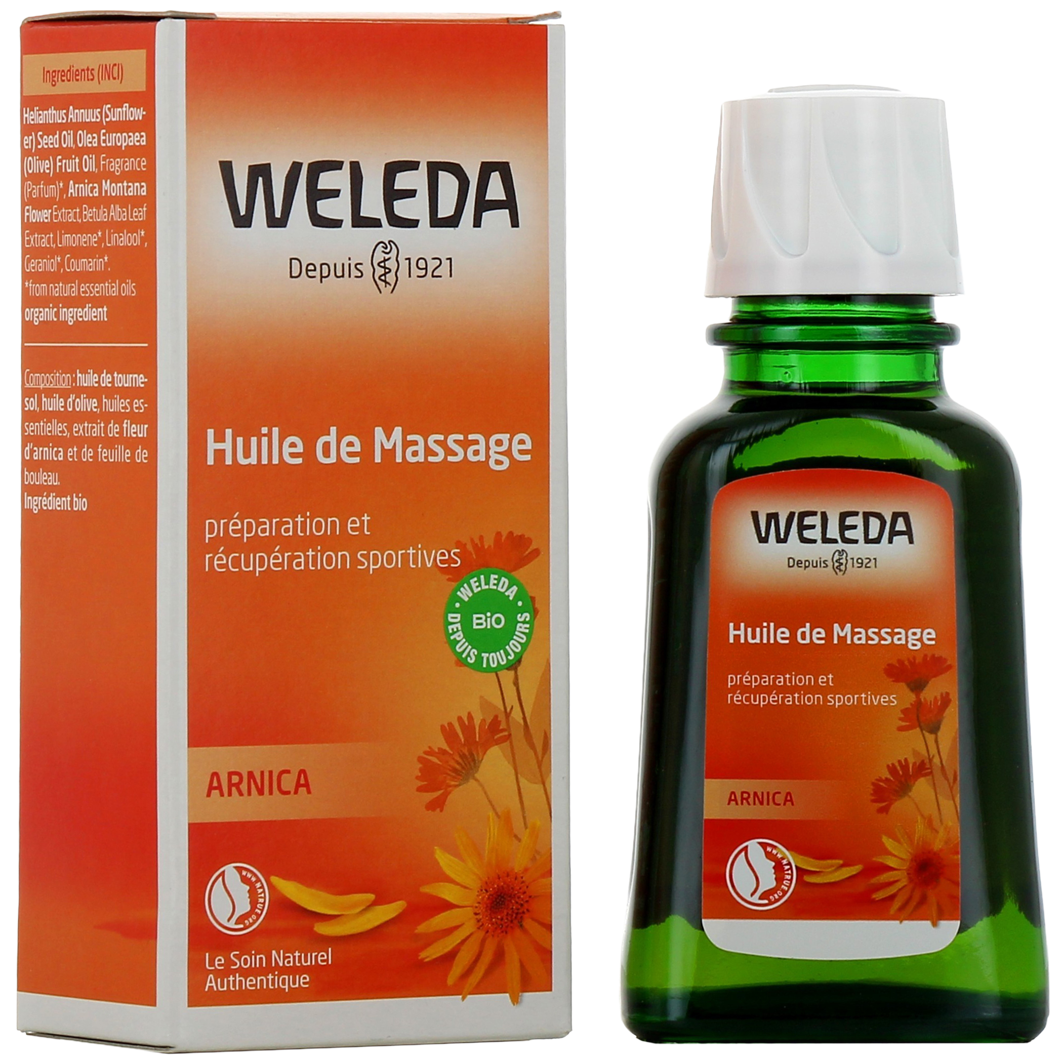 Huile de Massage à l'Arnica - Weleda - Boutique en ligne VitalAbo France