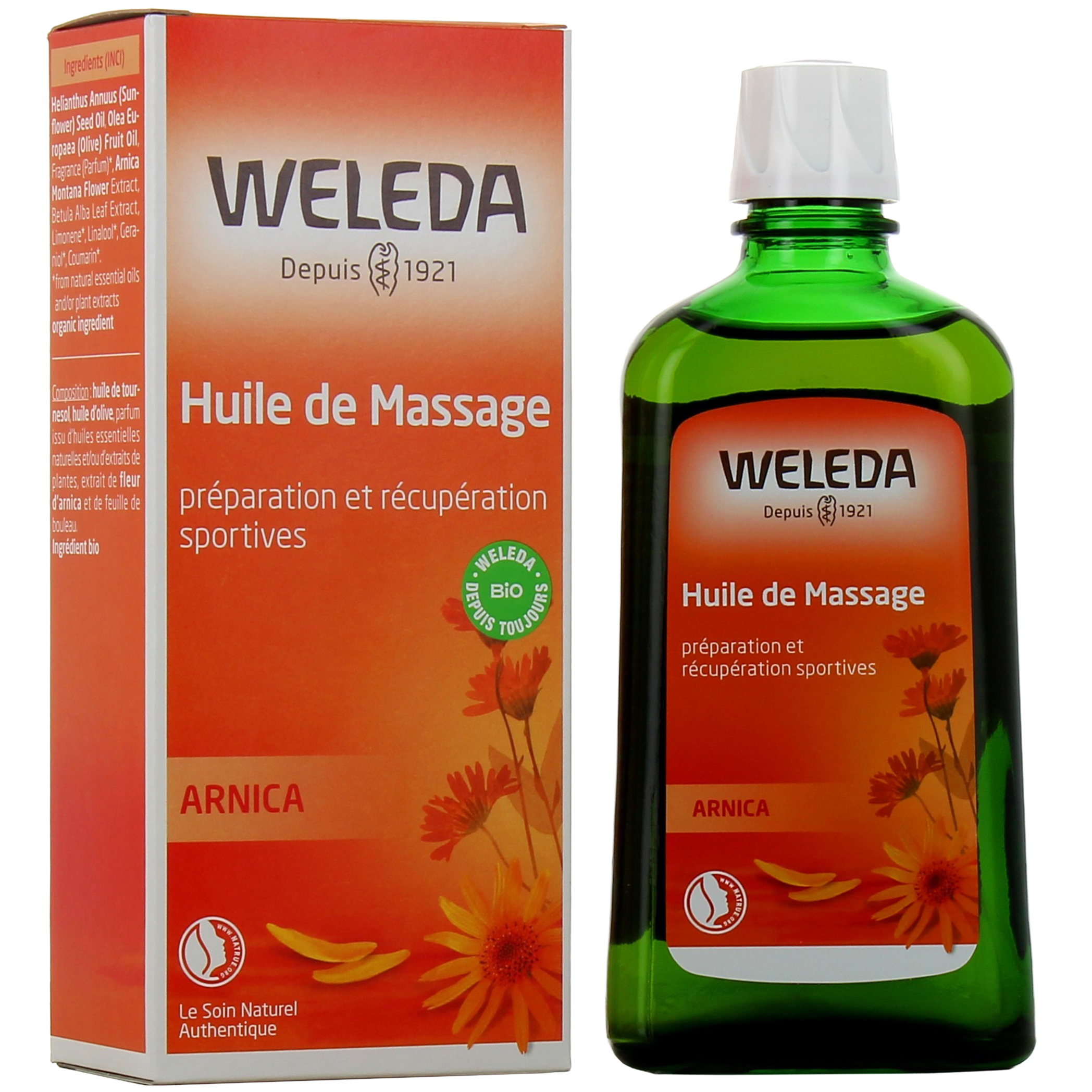 Huile de massage Arnica Weleda - Pharmacie des Drakkars
