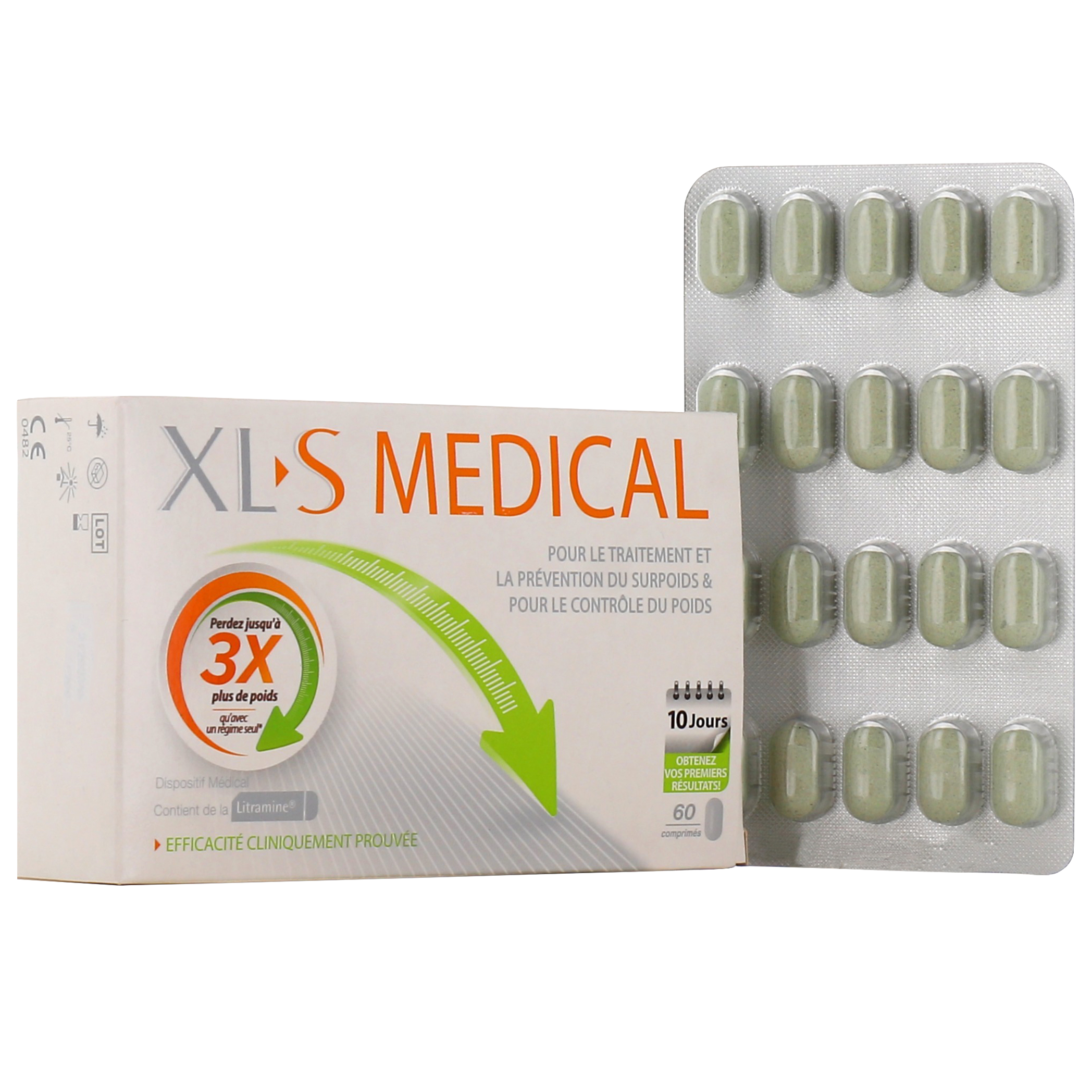 XLS Medical Capteur de Graisses Aide à la Perte de Poids 60